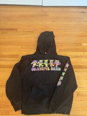 Grateful Dead Black Logo Label Sweatshirt